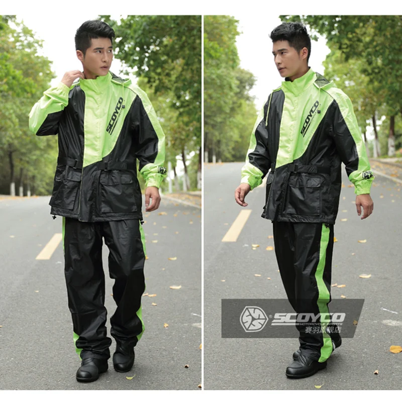 SCOYCO водонепроницаемый Riancoat костюм Светоотражающая мотоциклетная Одежда