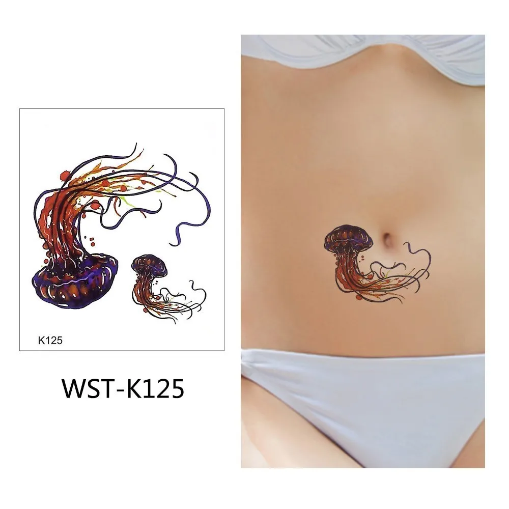 WST-K125 Glaryyears 1 лист временная татуировка наклейка красочные поддельные тату собака флеш-тату водонепроницаемый маленькое боди-арт Мужчины Женщины WST-K - Цвет: WST-K125
