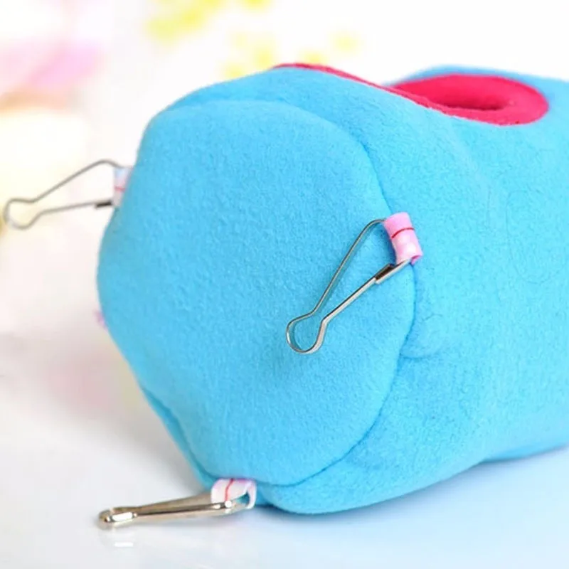 1 шт. маленькая клетка для домашних животных хомяк зимний теплый милый гамак