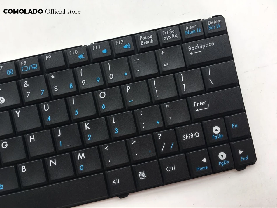 Английская клавиатура для ASUS N10 N10A N10C N10E N10J N10JC черная ноутбука US Layout | Компьютеры и