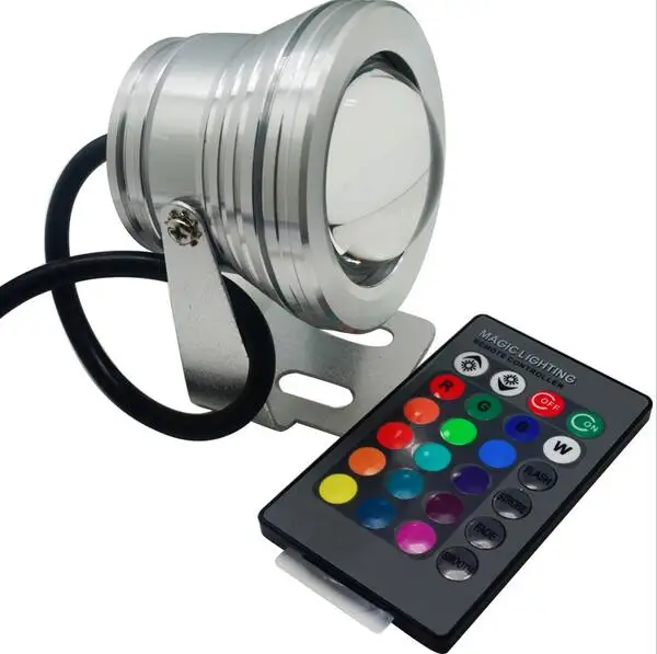 Светодиодный прожектор RGB 10 Вт 12 В подводный светодиодный светильник