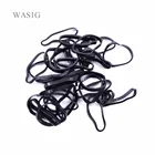 Резинки для волос одноразовые большие, набор эластичных резинок для волос черного цвета, аксессуары для волос, 250 штук