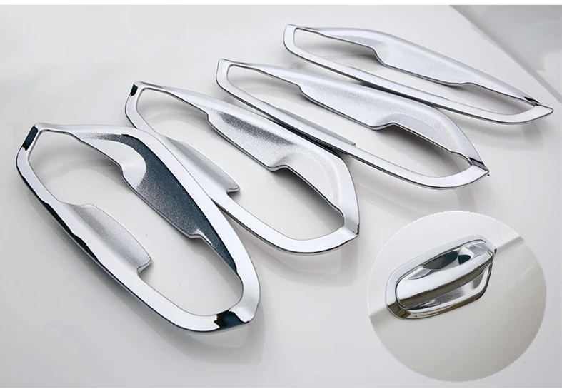 

FUNDUOO New ABS Chrome Door Handle Cup Bowl For FORD FUSION / MONDEO 2013 2014 2015 2016 2017 Free Drop Shipping