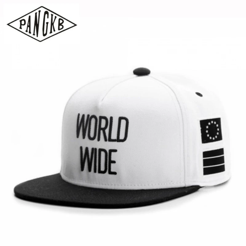 Белая хлопковая кепка в стиле хип-хоп PANGKB бейсболка для мужчин и женщин