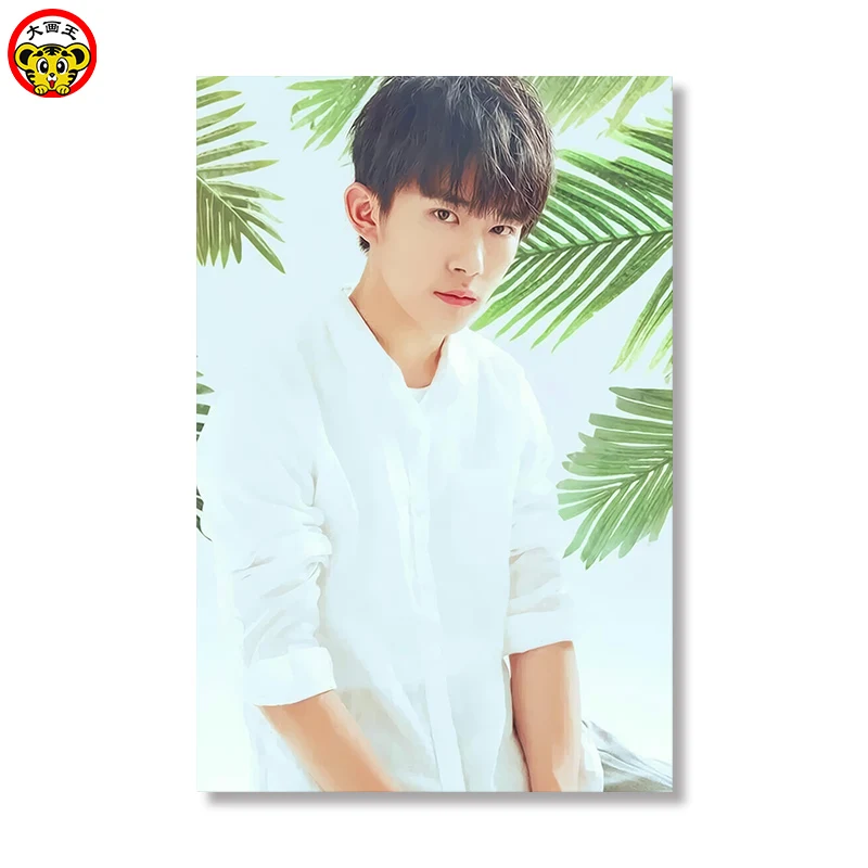 Набор для рисования по номерам цифровой рисунок Дахуа Ван звезда TFboys Джексон