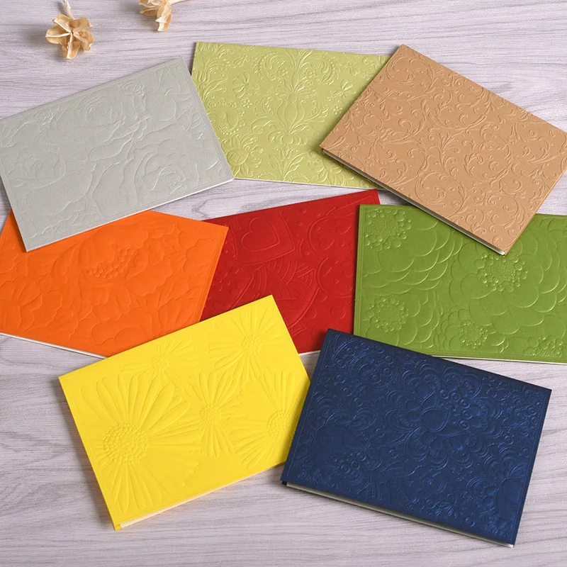 ЭНО поздравительные рельефные цветочные карты 3d бизнес открытки Подарочные