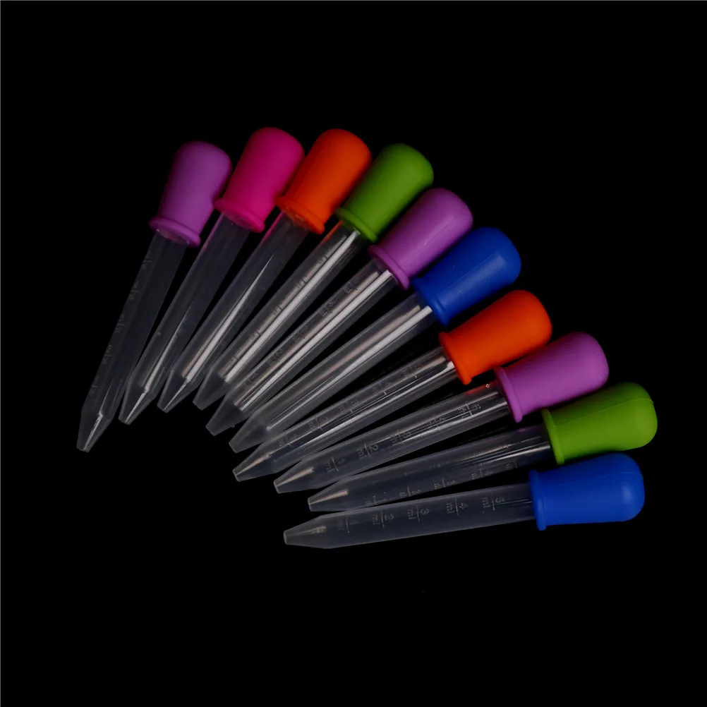 

1 Pcs 5ML Plastic Squeeze Transfer Pipettes Dropper Disposable Pipettes For Silicone Mold UV Epoxy Resin Craft Jewelry Making
