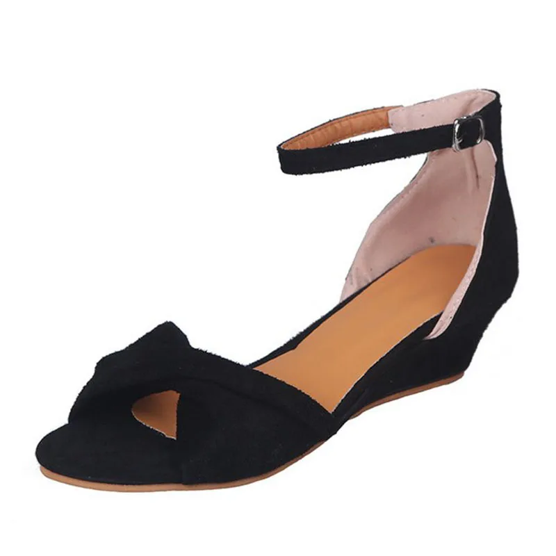 RIZABINA/классические леопардовые босоножки на танкетке обувь среднем каблуке с