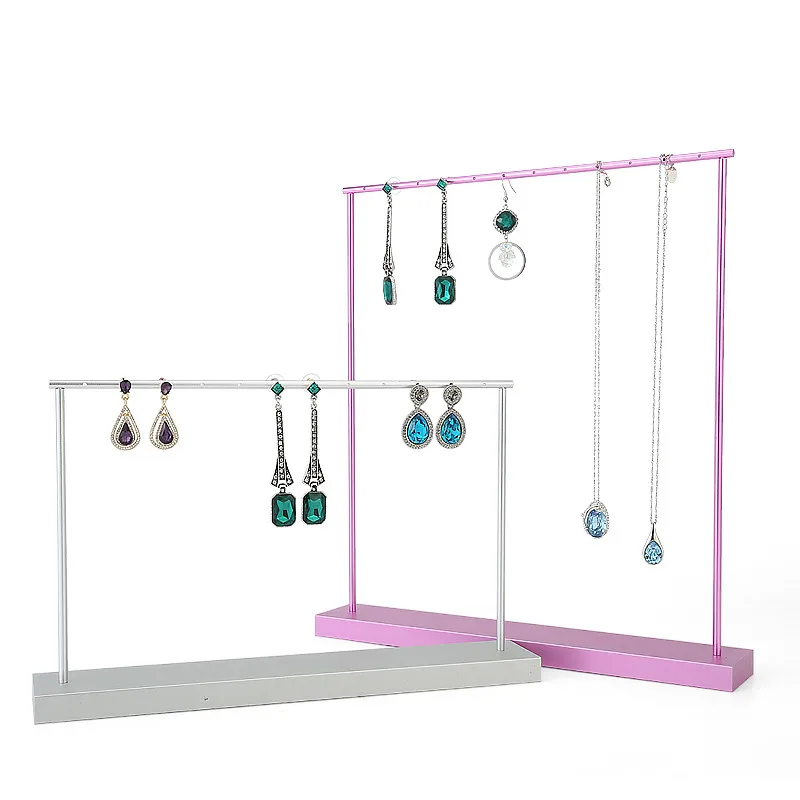 Metal 3 Colors Chain Pendant Display Holder Jewelry Stand Earrings Shelf | Украшения и аксессуары