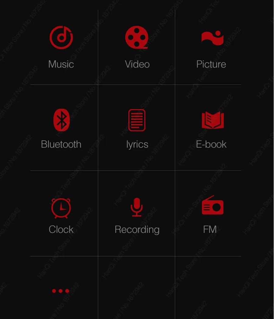 Bluetooth 5,0 MP3 плеер 2,5 дюймов полный сенсорный экран 16 Гб HiFi портативный динамик без потерь Музыкальный плеер с электронной книгой fm-радио, SD карта