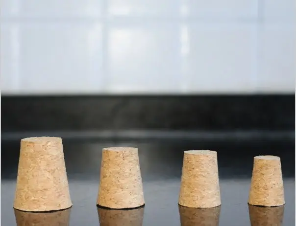 Стеклянная тестовая трубка с пробковой пробкой 6 дюймов упаковка на свадьбу