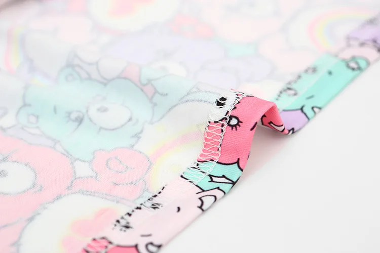 Hiawatha Girl футболка с рисунком медведя из мультфильма летние Harajuku стильные свободные футболки с коротким рукавом женские футболки с круглым вырезом T3271