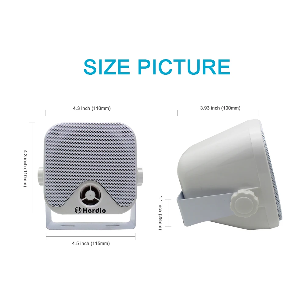 Морской радиоприемник с Bluetooth водонепроницаемая аудиосистема для лодки