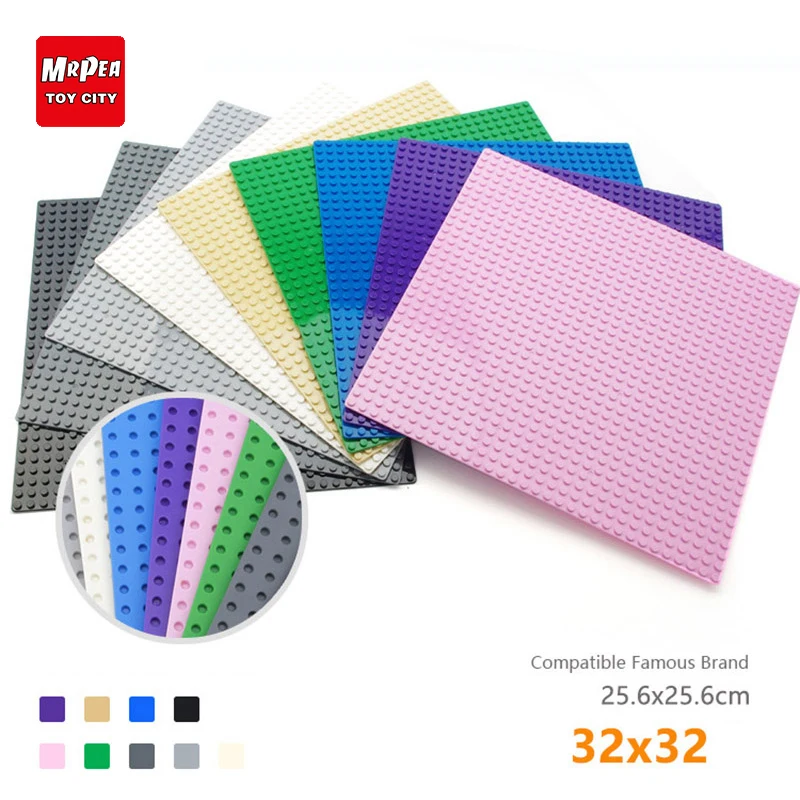 32*32 точки опорная пластина строительные блоки для маленьких кирпичей плита доска