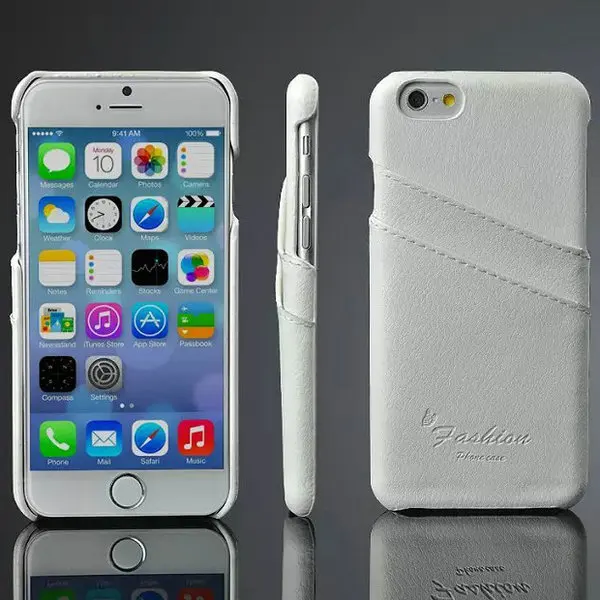 Чехол из натуральной кожи для iPhone 6 plus, 5,5 дюймов, кожа личи с отделением для карт, чехол для телефона, чехол для iPhone 6 Plus, 6 Plus, модный