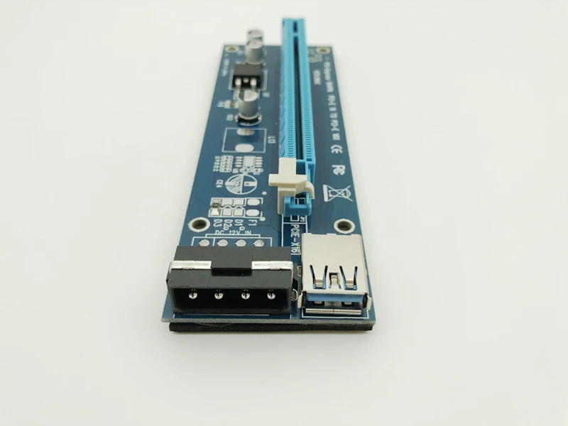 Wholesale USB 3.0 PCI-E Riser Express 1X 4x 8x 16x Extender Adapter Card SATA 15pin Male to 4pin Power Cable | Компьютеры и офис