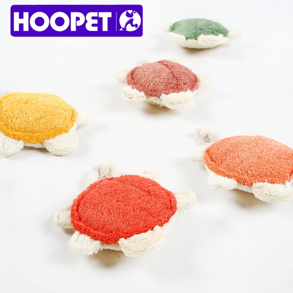 HOOPET Pet Toy Tortoise Shaped Loofah Sponge Dog Cat Chew Teeth Cleaning|pet toys|dog toy teethtoy pet |