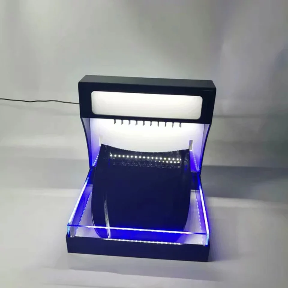 Blue Lamp ТПУ PPF автомобильная пленка для защиты краски тест водоотталкивающая Производительность Дисплей Распыление воды гидрофобная тестовая Машина синий MO-621 - Цвет: Blue Lamp