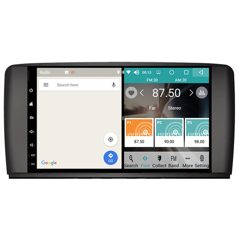 Автомобильный мультимедийный плеер GPS Android 8 0 4G/32G 2 Din для Mercedes/Benz R W251 (2006 г.) R280 R300 R320