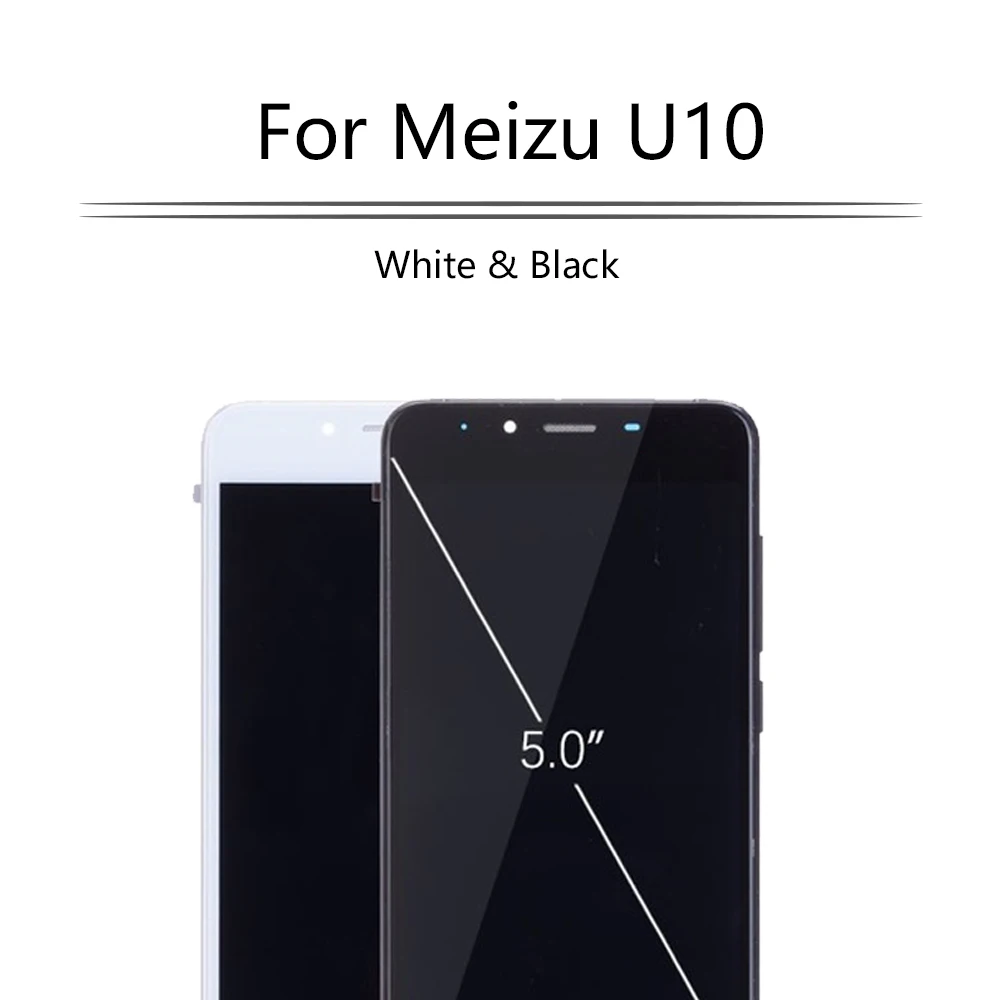 ЖК дисплей 5 0 дюйма для MEIZU U10 U680H сенсорный экран с дигитайзером в сборе рамкой Meizu