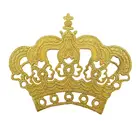 Вышивка патч пришить УТЮГ королевская императорская корона король вышитые нашивки Значки для сумки джинсы шляпа футболка DIY Аппликации Ремесло