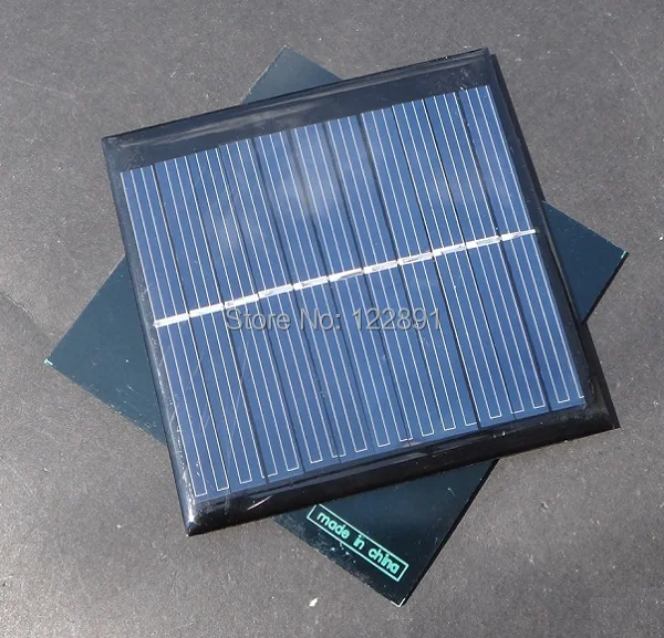 Оптовая продажа BUHUESHUI! 100 шт./лот миниатюрная солнечная батарея 1 Вт 5 В панель