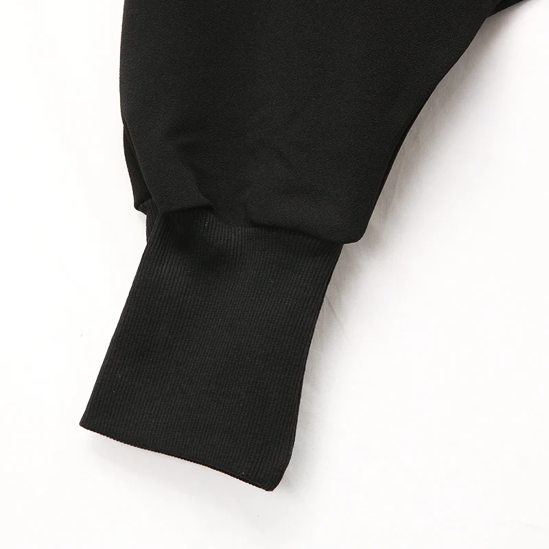 2019 Autumn Winter Harem Pants New Black Solid Drawstring Pockets Causal Loose Big Size Women High Waist Trousers Plus | Женская одежда