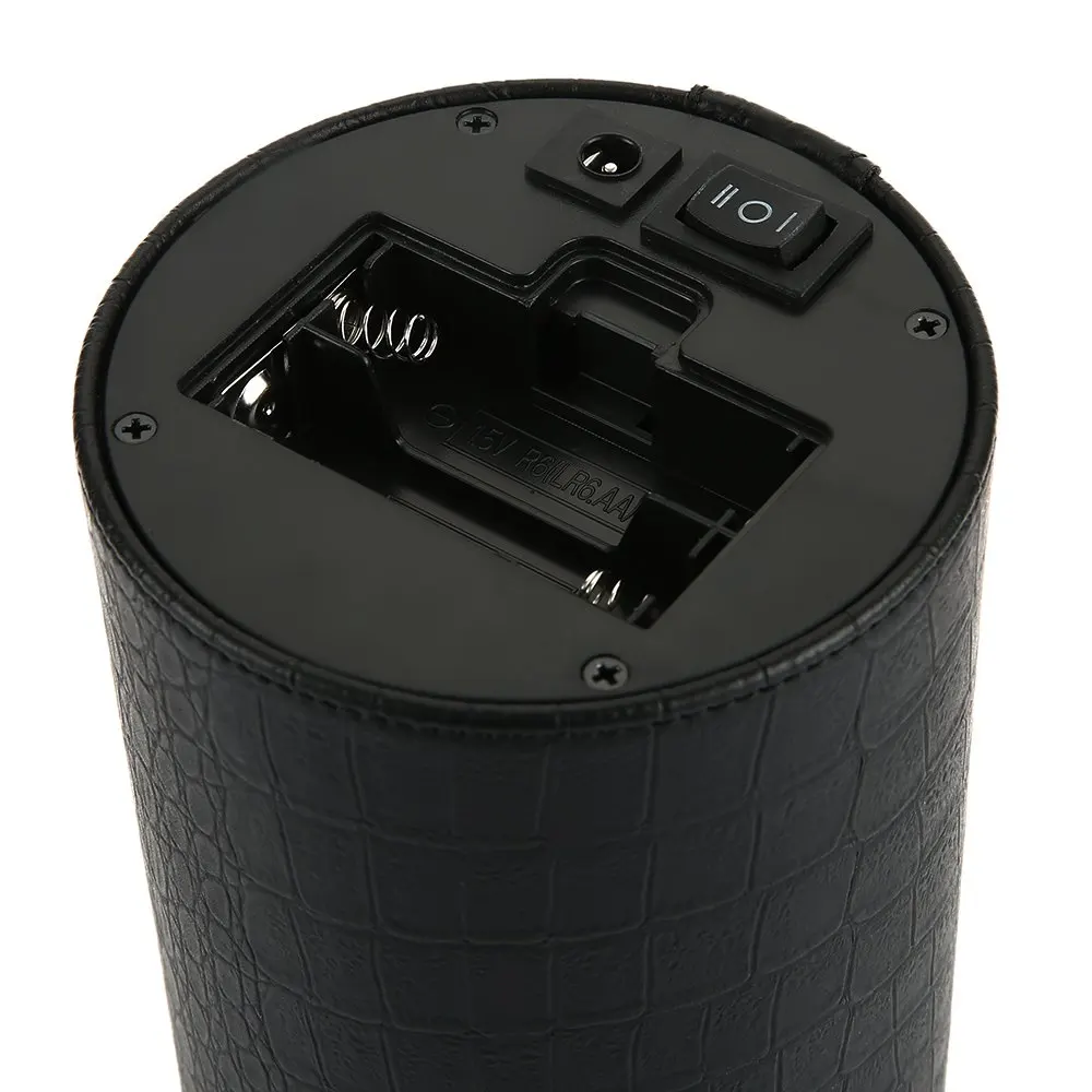 Сказочный цилиндр форма часы намотка автоматический круглый один Winder Mute дисплей