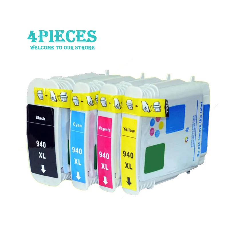 4 шт. чернильный картридж для принтера HP 940 XL 940XL 8500 8500A|officejet pro|ink cartridge for hpcartridge hp |