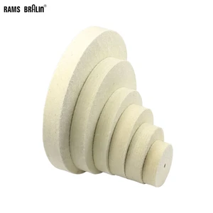 Полировальный круг из шерстяного фетра 125-300 мм * 25 мм, нефрит, металл дюйма, зеркальная поверхность, настольный шлифовальный инструмент