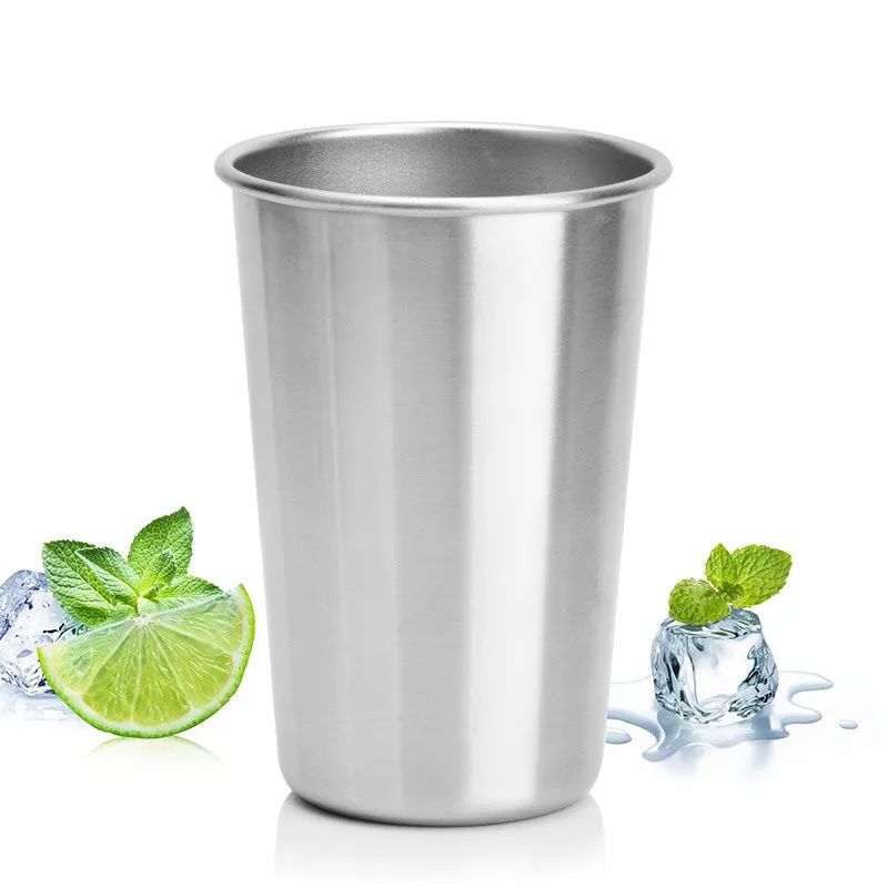 Семейная танцевальная пивная кружка из нержавеющей стали с одной стенкой 500 мл