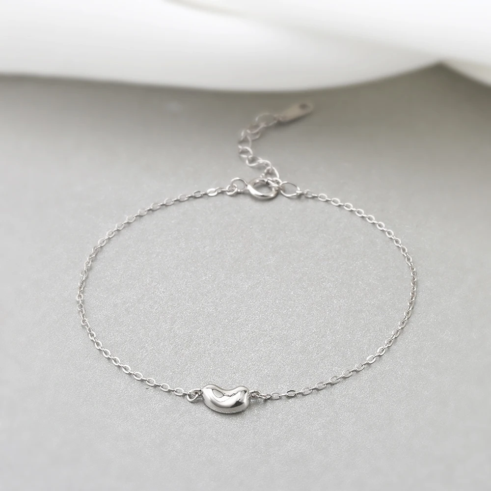 Звено цепи Смарт браслеты стерлингового серебра 925 BanglesBijoux En Argent для женщин