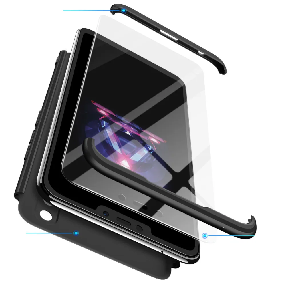 For Huawei Honor 8X Case 360 Protected Full Body Phone for Shockproof Cover+Glass Film | Мобильные телефоны и аксессуары