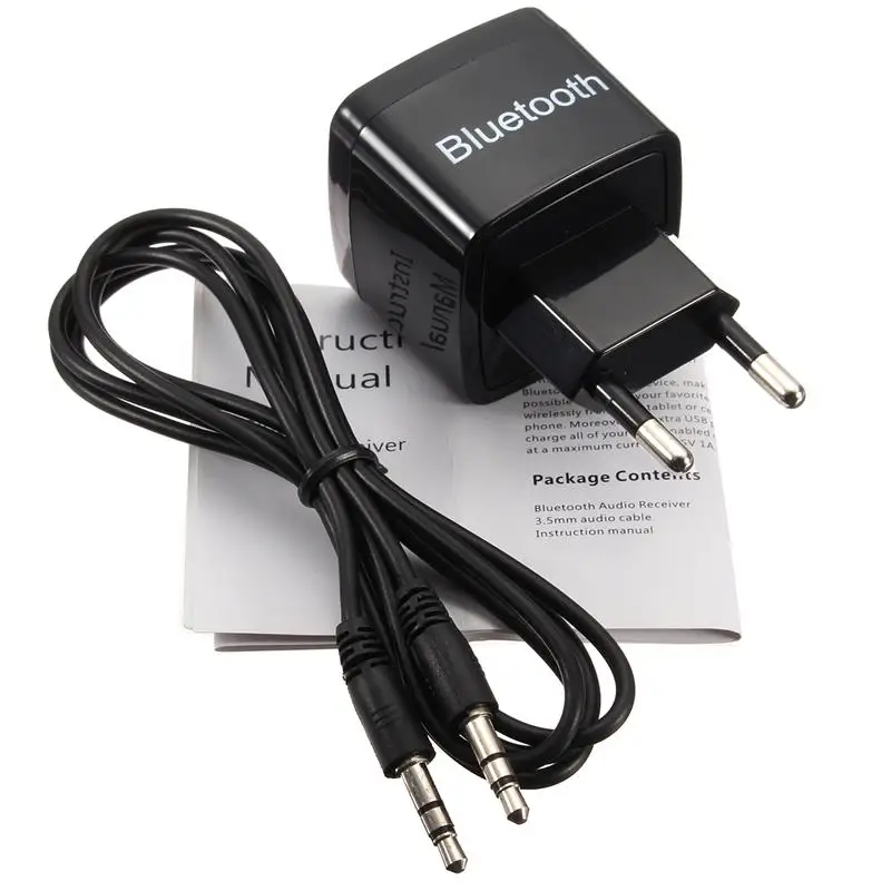 Адаптер переменного тока Bluetooth приемник v3.0 ЕС США вилка 110~ 240 В изменить нормальный динамик на беспроводной динамик портативный аудио адаптер