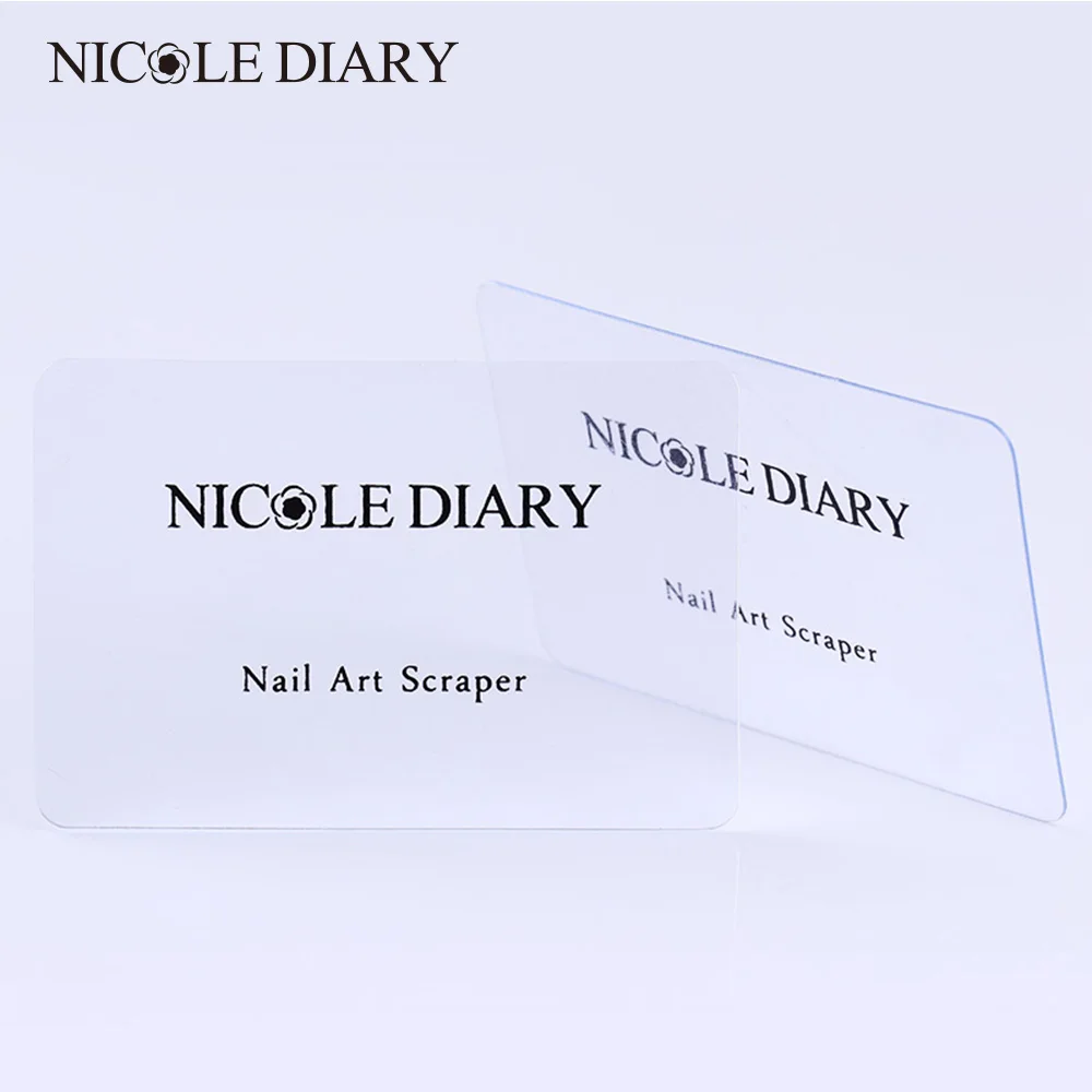 Набор прозрачных штамповочных скребков NICOLE DIARY набор инструментов для дизайна