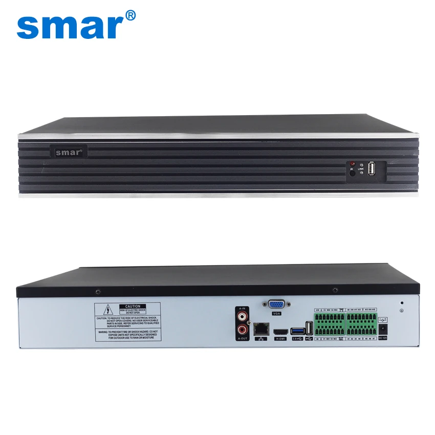 Smmax 4K выход 32CH 4MP 24CH 5MP CCTV NVR H.265 Onvif сетевой видеорегистратор HI3526 процессор 4 SATA CCTV NVR система
