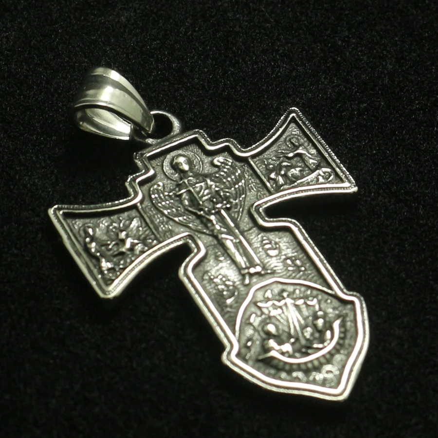 Унисекс из нержавеющей стали 316L новинка крест Иисуса Христа кулон