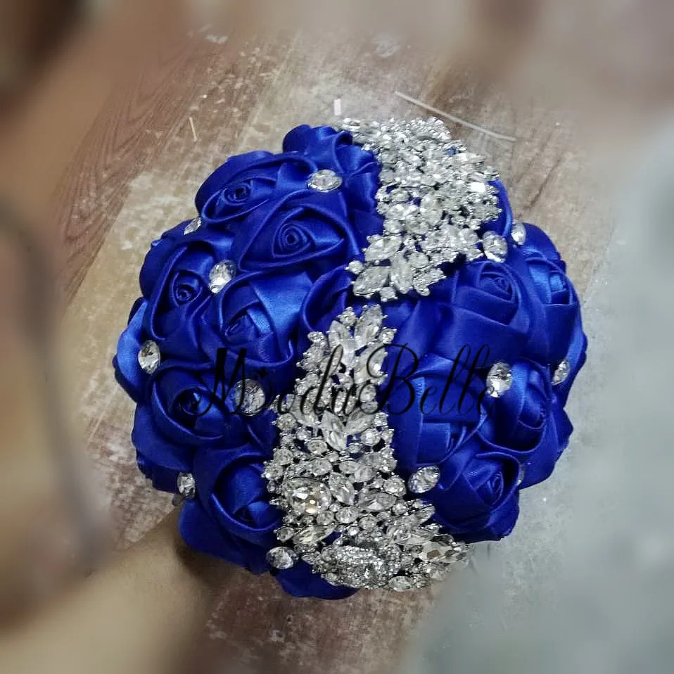 2016 свадебные цветы букеты красная искусственная Роза роскошный букет со