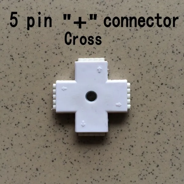 L / T + 5 контактный светодиодный перекрестный коннектор RGBW бесплатная доставка|rgbw