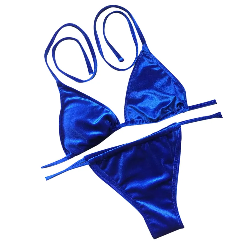 Женский пляжный бюстгальтер сексуальный винтажный бикини Раздельный купальник