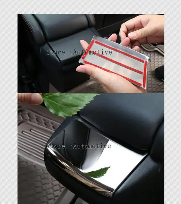 Подходит для HONDA CIVIC 2016 2017 (седан) аксессуары подлокотник из нержавеющей стали