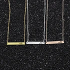 Wholesale 10piece Stainless Steel BEST FRIENDS Bar Pendant Necklace For Women Men's Friendship Jewelry Gifts Gold Silver Choker
