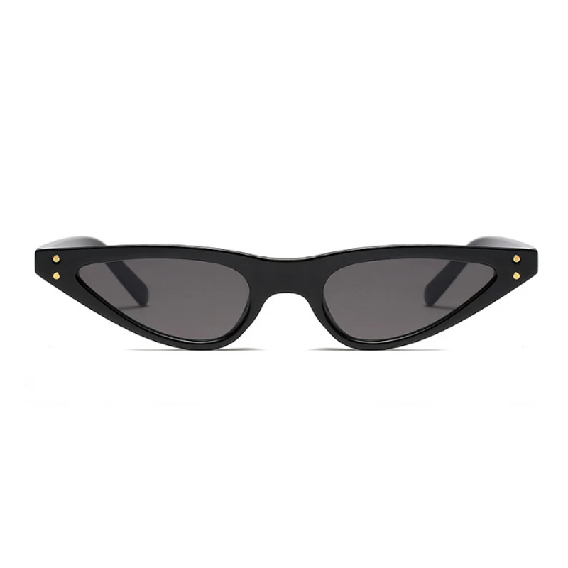 Очки солнцезащитные женские кошачий глаз с заклепками UV400|sun glasses female|brand cat eye