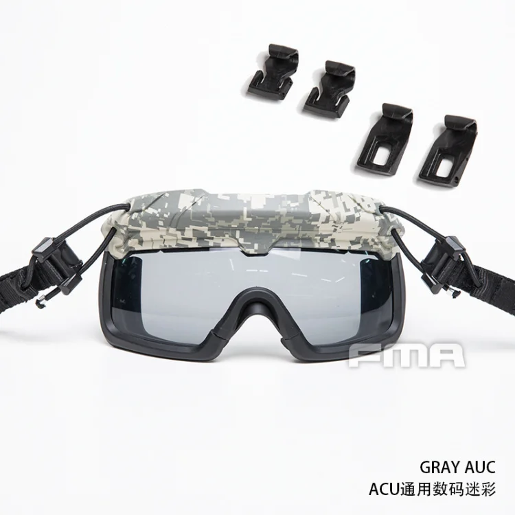 Tactical Helmet Safety Goggles GRAY Tactical riot goggles FOR all ARC guides with OPS-CORE specs Helmet - Цвет: ACU
