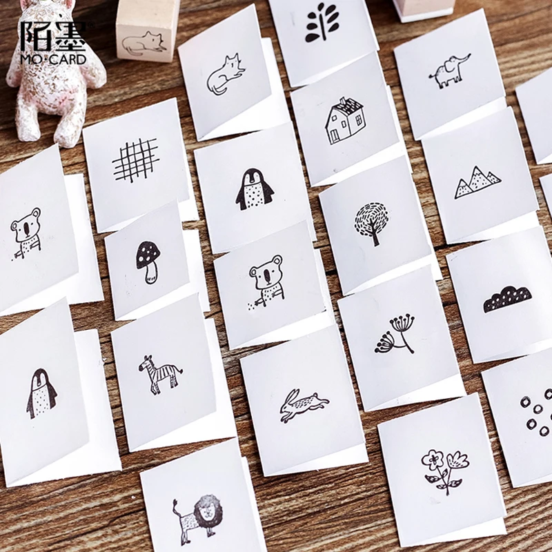 1 шт. детские деревянные штампы для фотоальбома | Дом и сад