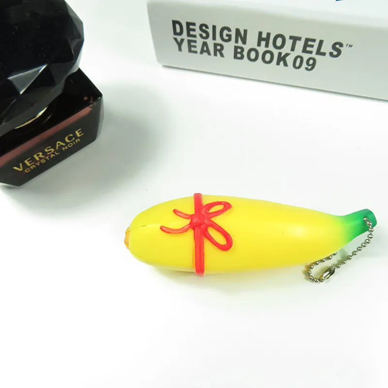 Новинка 2017 года Мультяшные декомпрессионные банановые игрушки сжимаемая