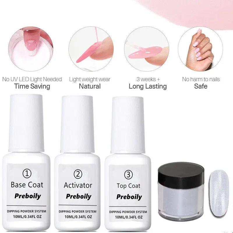 4 шт./компл. лазерный Nail Art Dip порошок для Цвет натуральный сухой без лампа для лечения Ногтей, Системы порошок Гелевые Ногти украшения - Цвет: 4pcs Set8