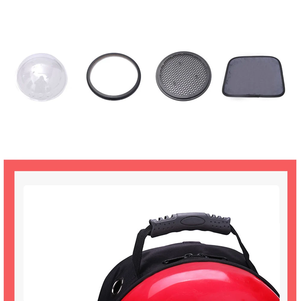 Переносная дорожная сумка для кошек и собак двойная через плечо дышащая