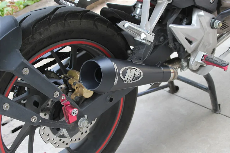 ZS MOTOS 51 мм универсальный глушитель для мотоцикла M4 Yoshimura чехол выхлопной трубы Honda