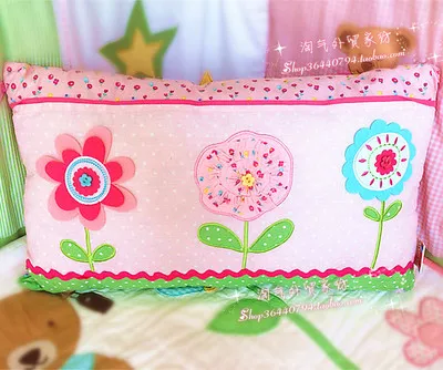 Pink flower Новинка, милая Подушка, Мультяшные подставки для рук, вышивка, детская комната, декоративные подушки, детские игрушки, подушки, постельные принадлежности, подушка, подарок для девочки - Цвет: Pink flower